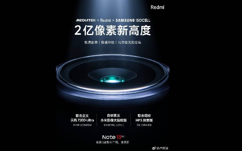 Redmi Note 13 Pro+ to feature Powerful Dimensity 7200 Ultra